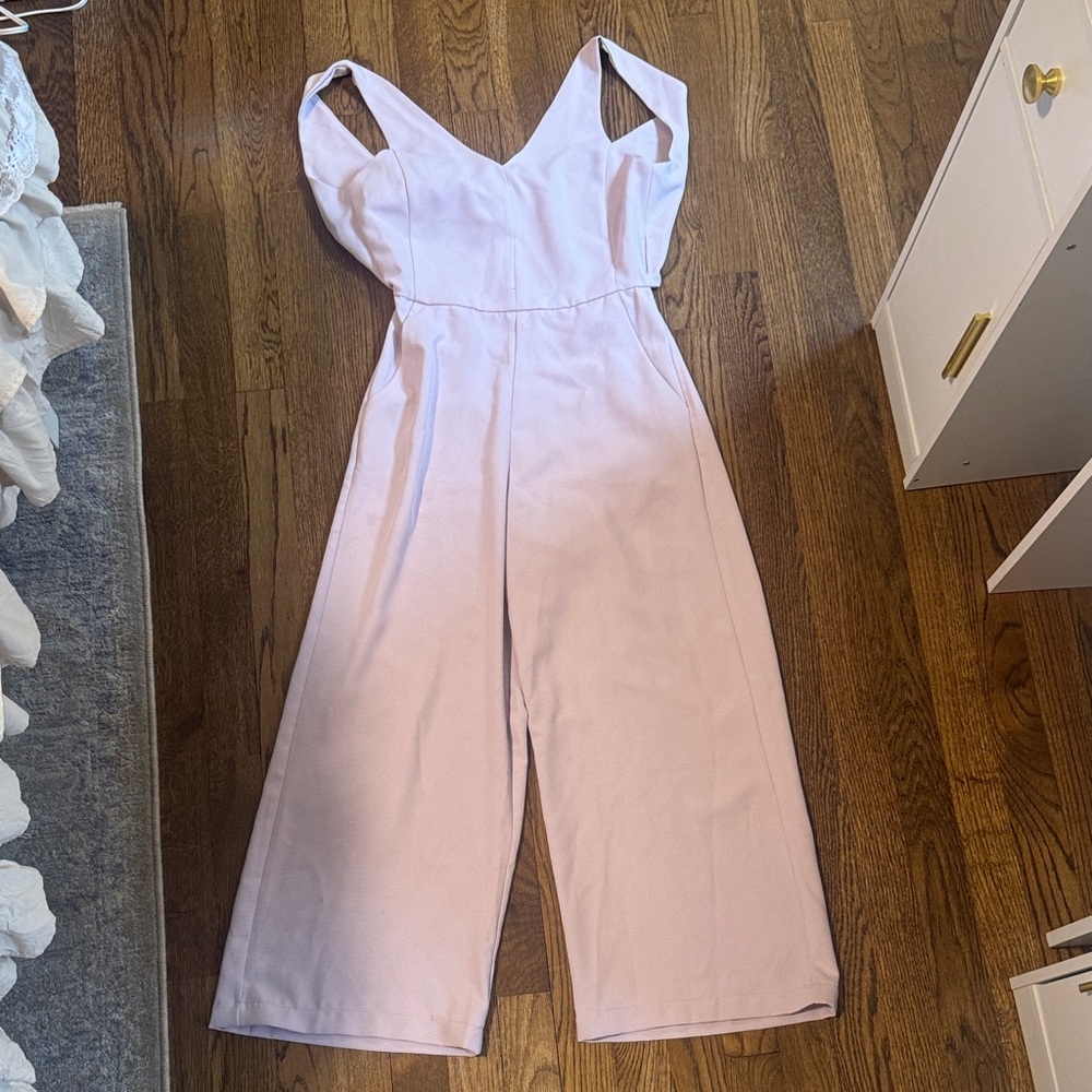 Shinestar Light Purple Sleeveless Jumpsuit